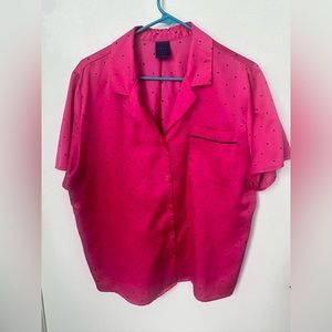 Apt 9 Pajama Set - Shorts and Shortsleeve Button Top